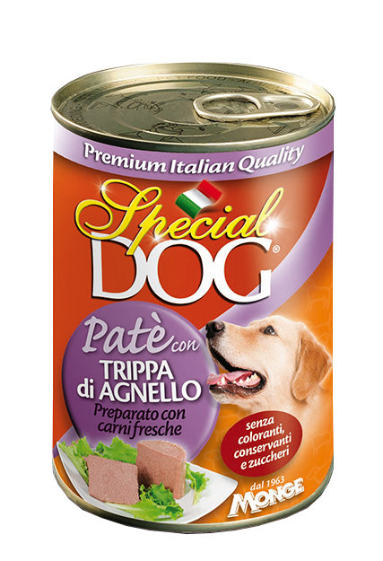 Monge Special Dog Pate` Canned Wet Food Lamb Tripe