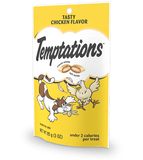 Temptations Crunchy Mini Cat Treats Tasty Chicken Flavor