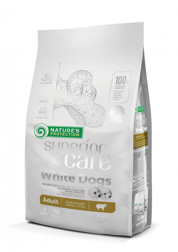 Nature`s Protection Superior Care White Dogs Lamb Adult Small and Mini Breeds