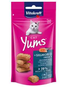 Vitakraft Cat Yums Salmon and Omega 3